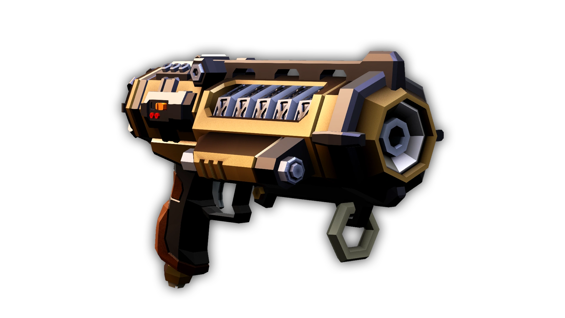 This is an image of the ArmsKore Coil Gun, another weapon for the Gunner.