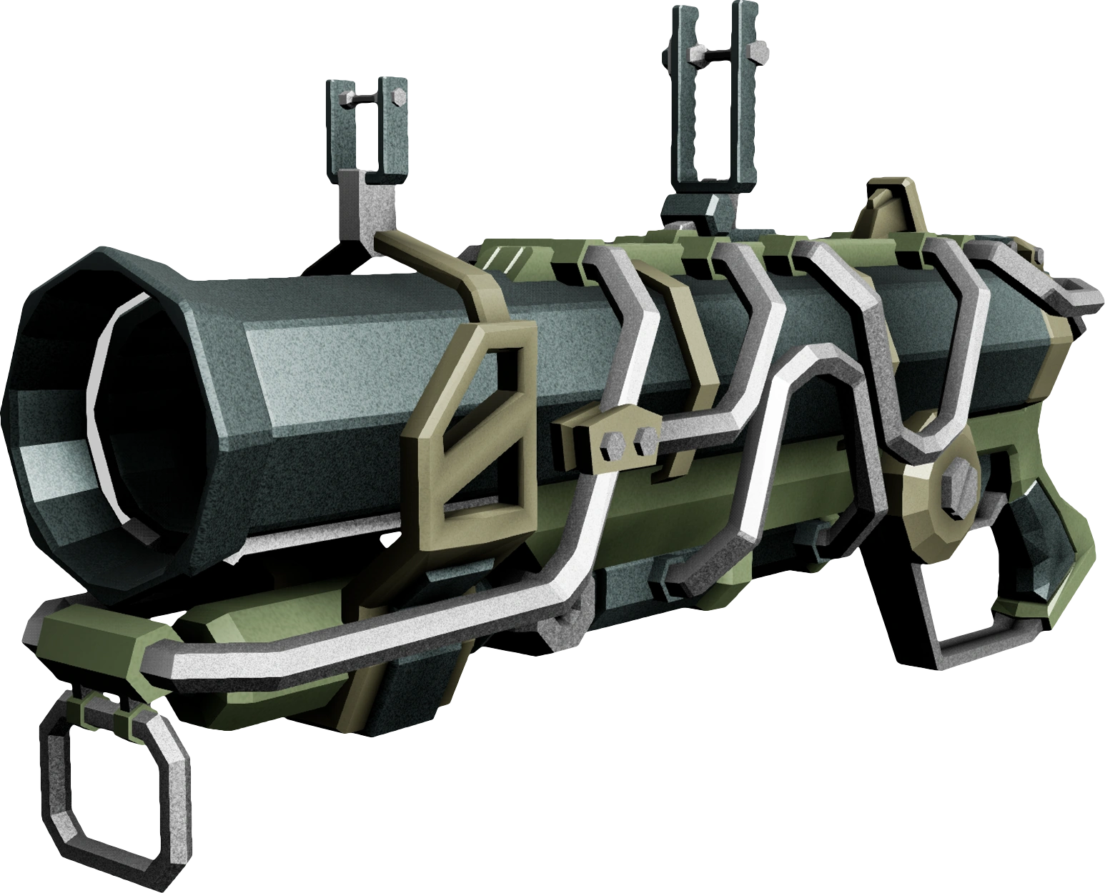 This is an image of the Deepcore 40mm PGL, a weapon for the Engineer.