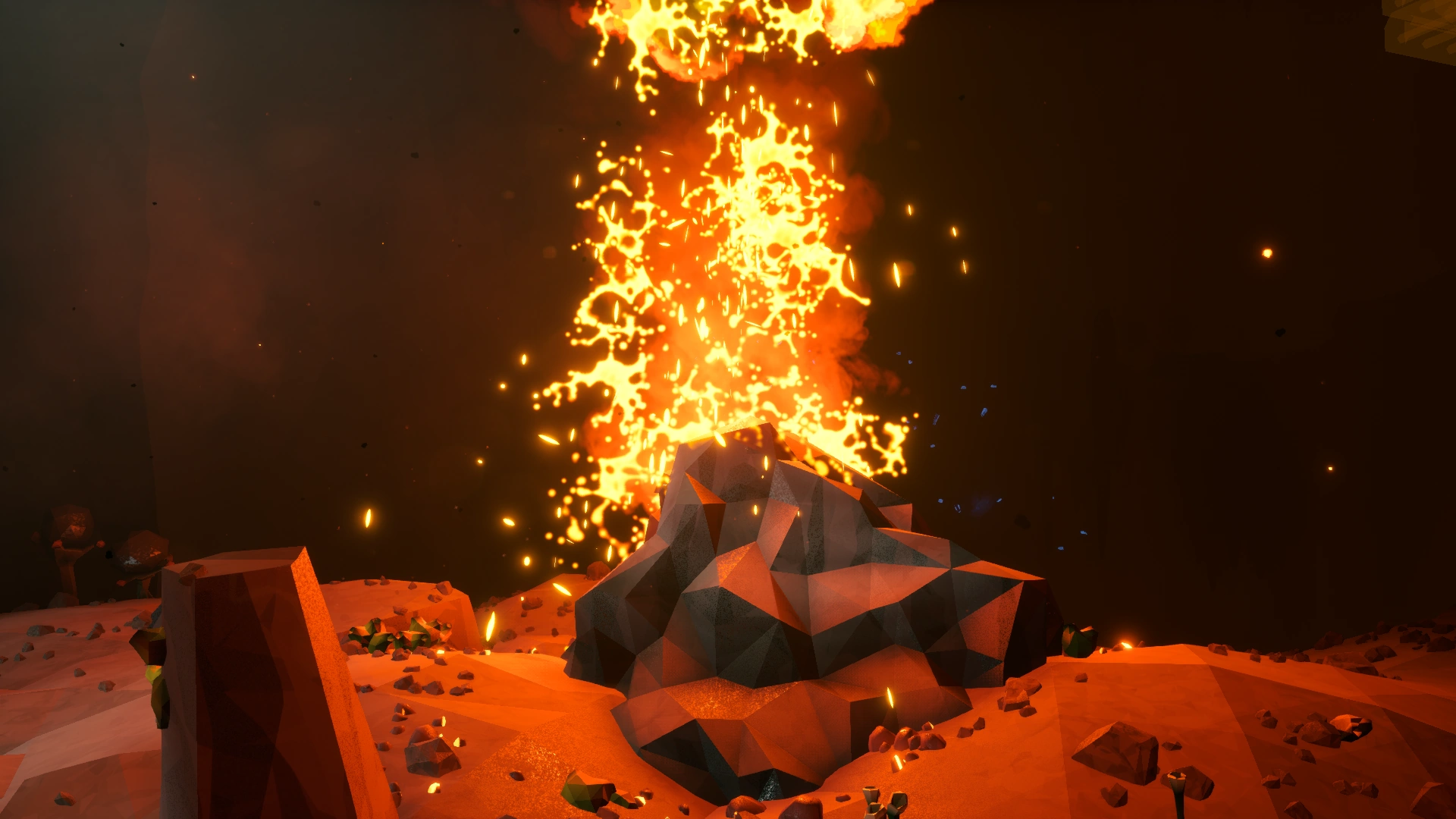 Image of the Magma Core biome.
